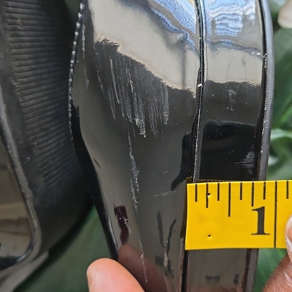 Madden Girl Black Patent Leather Block Heel Platform Mary Jane Shoes - Picture 16 of 16